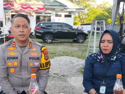 Polres Parigi Moutong Berlakukan Pembatasan Pengunjung Pada Tahapan Pendaftaran Pilkada di KPU