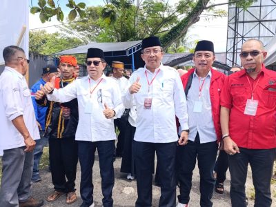 Dengan Jargon “Membara”, Paslon Nur Rahmatu-Arman Maulana Daftarkan Diri di KPUD Parmout