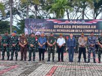 Upacara Pembukaan TMMD ke-122, Brigjen Deni Gunawan: Bangun Semangat Kebersamaan Antara TNI dan Masyarakat