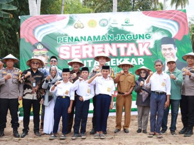 Penanaman Jagung 1 Juta Hektar Didukung Kapolres dan Pemda Parigi Moutong