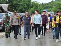Tindak Lanjut Penanganan Longsor dan MoU Tapal Batas, Gubernur Sulteng dan Bupati Poso Lakukan Tinjauan