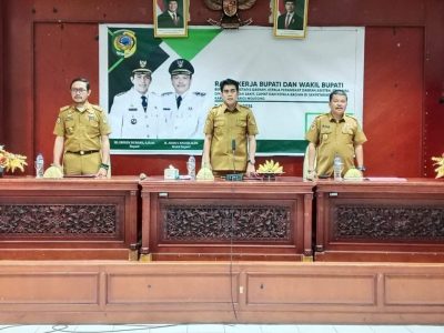 Rapat Kerja Perdana, Bupati dan Wakil Bupati Parigi Moutong Tegaskan Konsolidasi Program Pembangunan