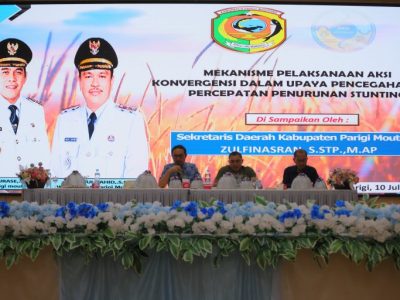 Pemkab Parigi Moutong Perkuat TP3S, Wabup Tekankan Sinergi Lintas Sektor Atasi Stunting