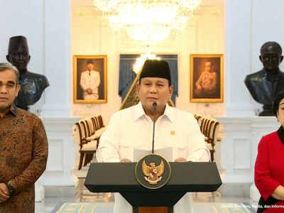 Presiden Prabowo Keluarkan Pernyataan Tegas Tanggapi Gelombang Aksi Massa