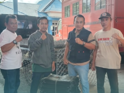 Lindungi Permukiman dan Sekolah, BPBD Parigi Moutong Salurkan 230 Material Pengendalian Banjir ke Desa Ulatan