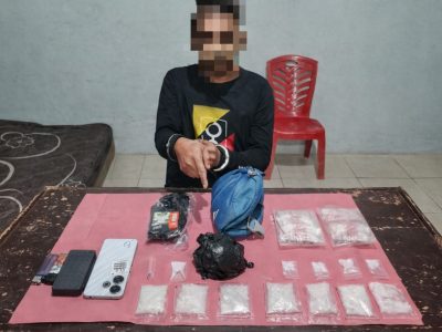 Pengedar Sabu Diciduk di Santigi, Polisi Amankan 9 Paket Seberat 126 Gram