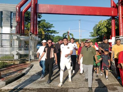 Jalan Santai Bersama Laskar Merah Putih, Bupati Erwin Ajak Jaga Persatuan