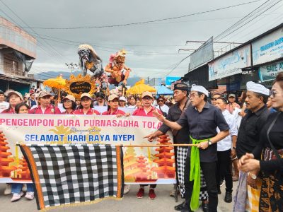 Bupati Parigi Moutong Lepas Pawai Ogoh-Ogoh di Desa Tolai Kecamatan Torue