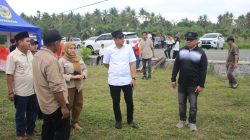 Bupati Erwin Burase Tinjau Lokasi Pembangunan Sekolah Rakyat di Jonokalora