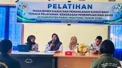 DP3AP2KB Parigi Moutong Latih 50 Tenaga Layanan Tangani Kasus Kekerasan Perempuan dan Anak