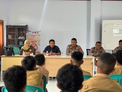Datangi Sekolah di Pelosok, Polres Parigi Moutong Bekali Pelajar Pemahaman Bahaya Narkoba dan Bullying