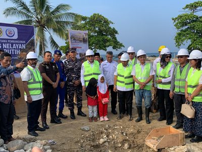 Kampung Nelayan Merah Putih Dimulai, Parigi Moutong Dapat 9 Titik Pembangunan