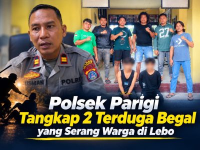 Polsek Parigi Tangkap 2 Terduga Begal yang Serang Warga di Lebo