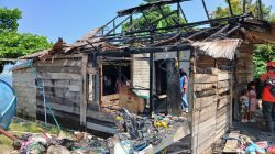 Rumah Warga Tomoli Utara Ludes Terbakar, Korban Mengungsi