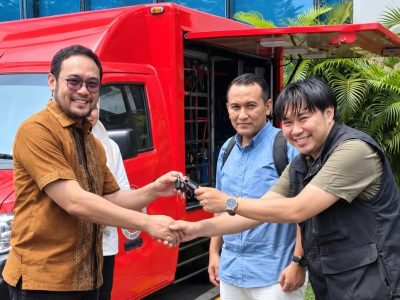 Perkuat Penanganan Bencana, Parimo Terima Mobil Dapur Lapangan dari BNPB