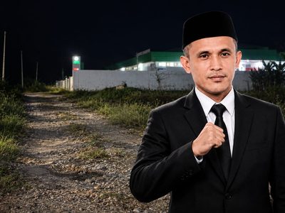 Abdin Desak Perbaikan Jalan Rusak ke Puskesmas Parigi Barat