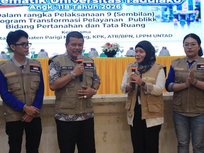 Pemkab Parimo Libatkan Mahasiswa KKN Untad untuk Perkuat Edukasi Pertanahan