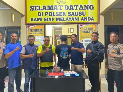 Polisi Amankan Pria di Sausu, 11 Paket Sabu Jadi Barang Bukti