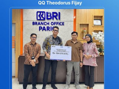 Nasabah BRI Parigi Terima Klaim Asuransi Alat Berat Rp584 Juta