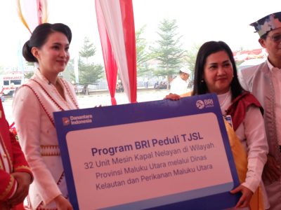 BRI Dukung Nelayan Maluku Utara, Salurkan Mesin Kapal hingga Kendaraan Kesehatan