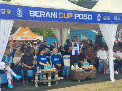 Anwar Hafid: Hadiah Berani Cup Rp100 Juta Saya Biayai Sendiri